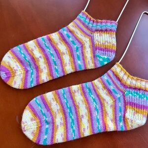 Hand Knit Shortie Socks